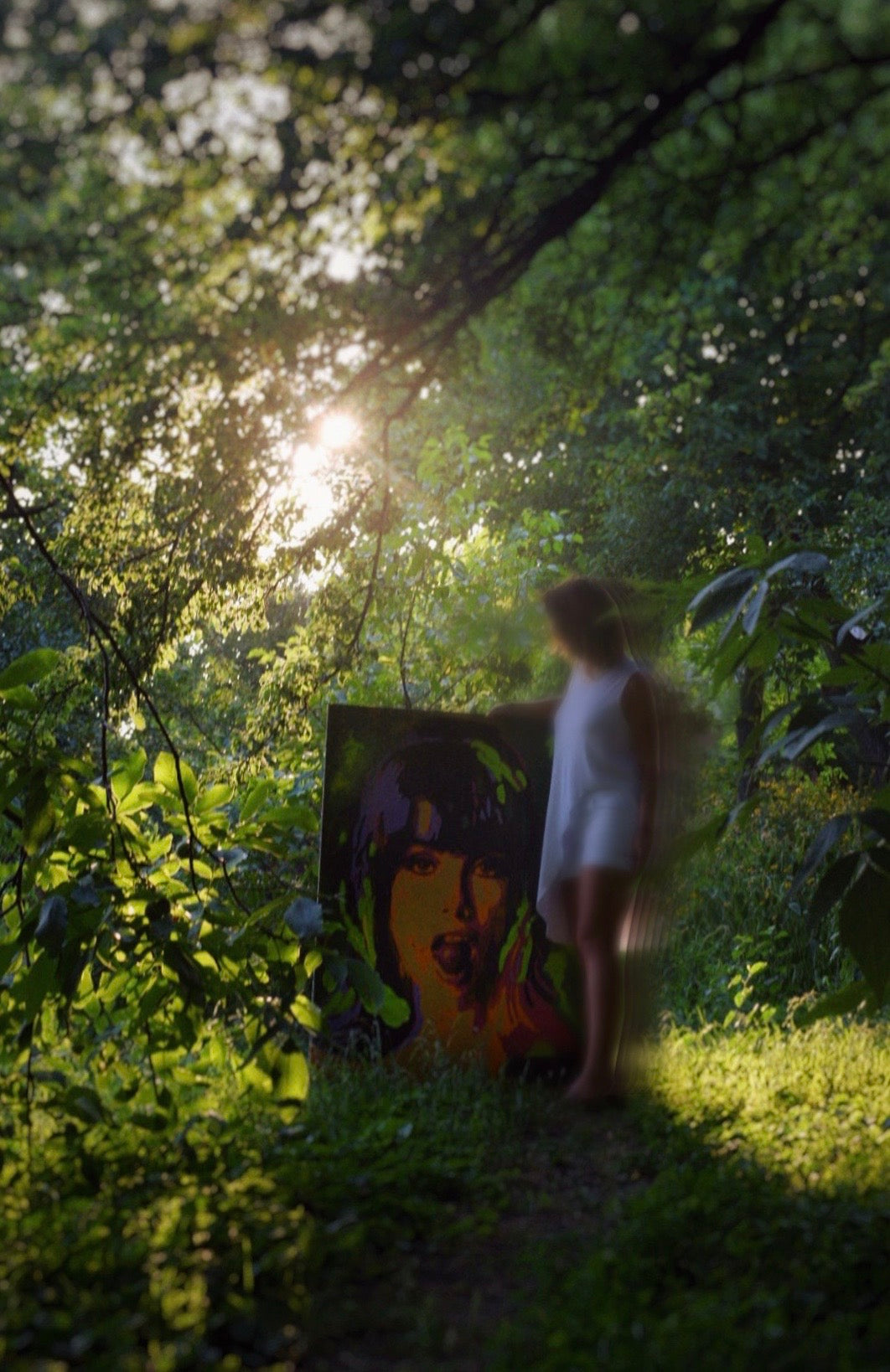 The way of the Cherry. A girl swallows the universe