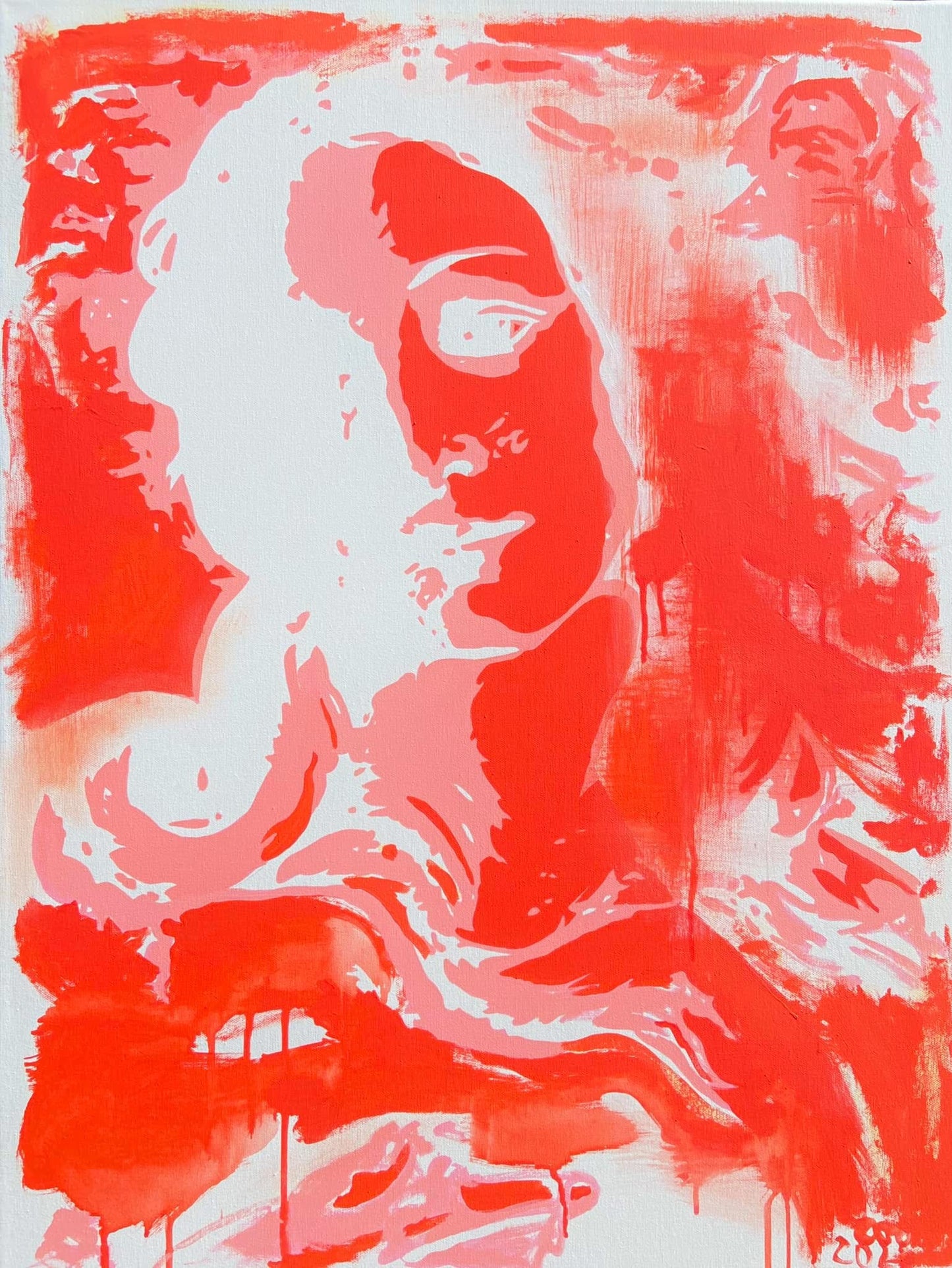 Venus. Red sky